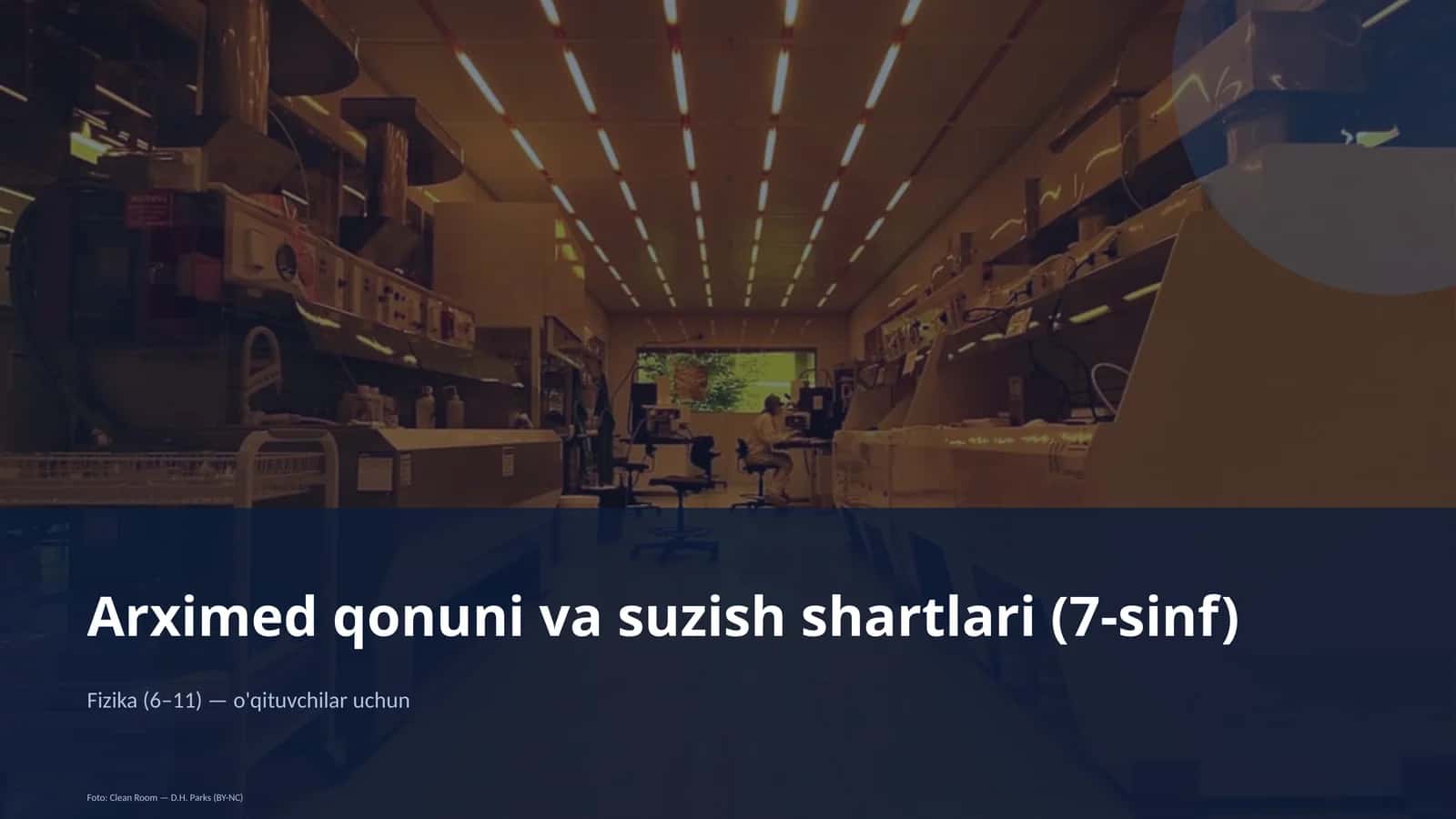 Arximed qonuni va suzish shartlari (7-sinf) 1