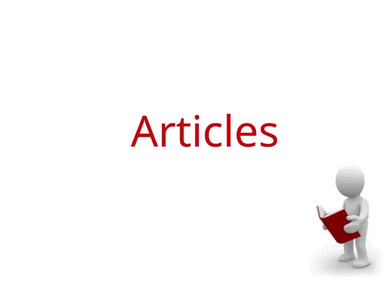 Articles 1