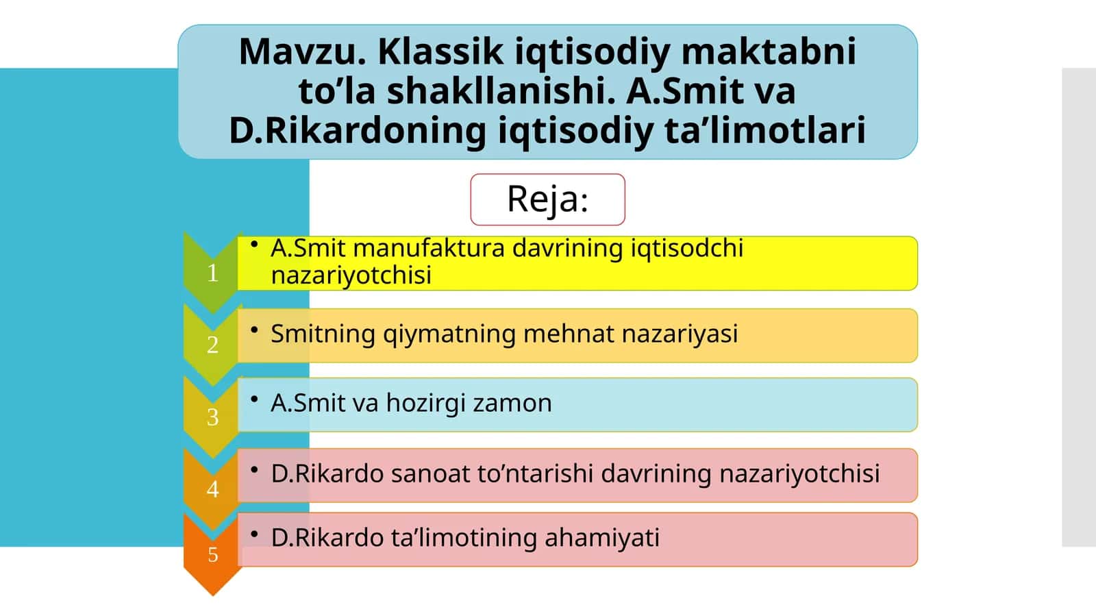 Iqtisodiy ta’limotlar tarixi: o’quv qo’llanma 1