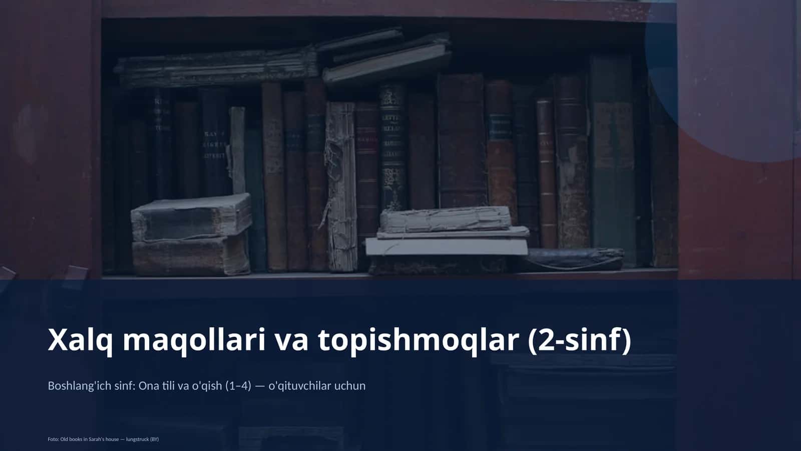 Xalq maqollari va topishmoqlar (2-sinf) 1