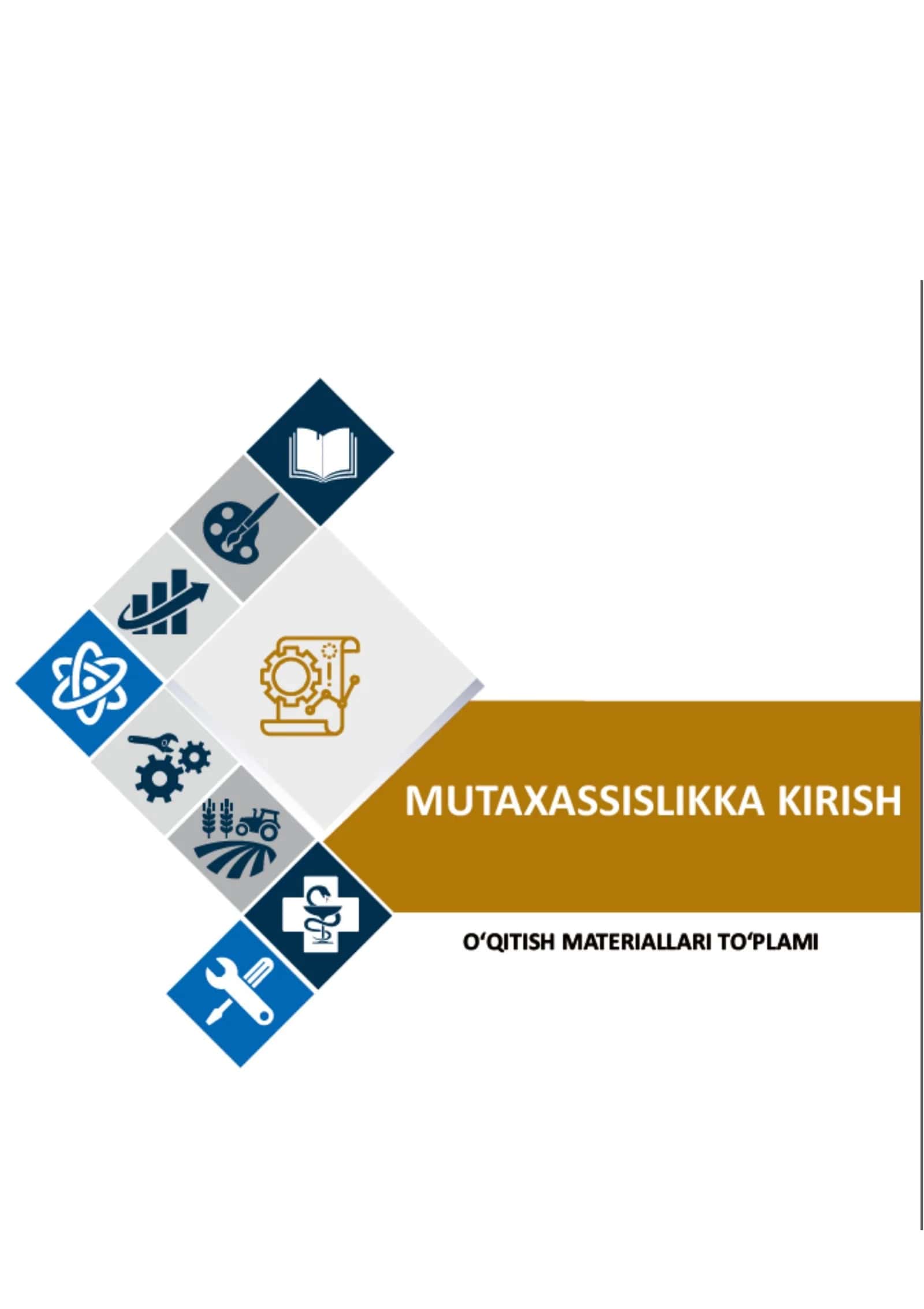 MUTAXASSISLIKKA KIRISH 1