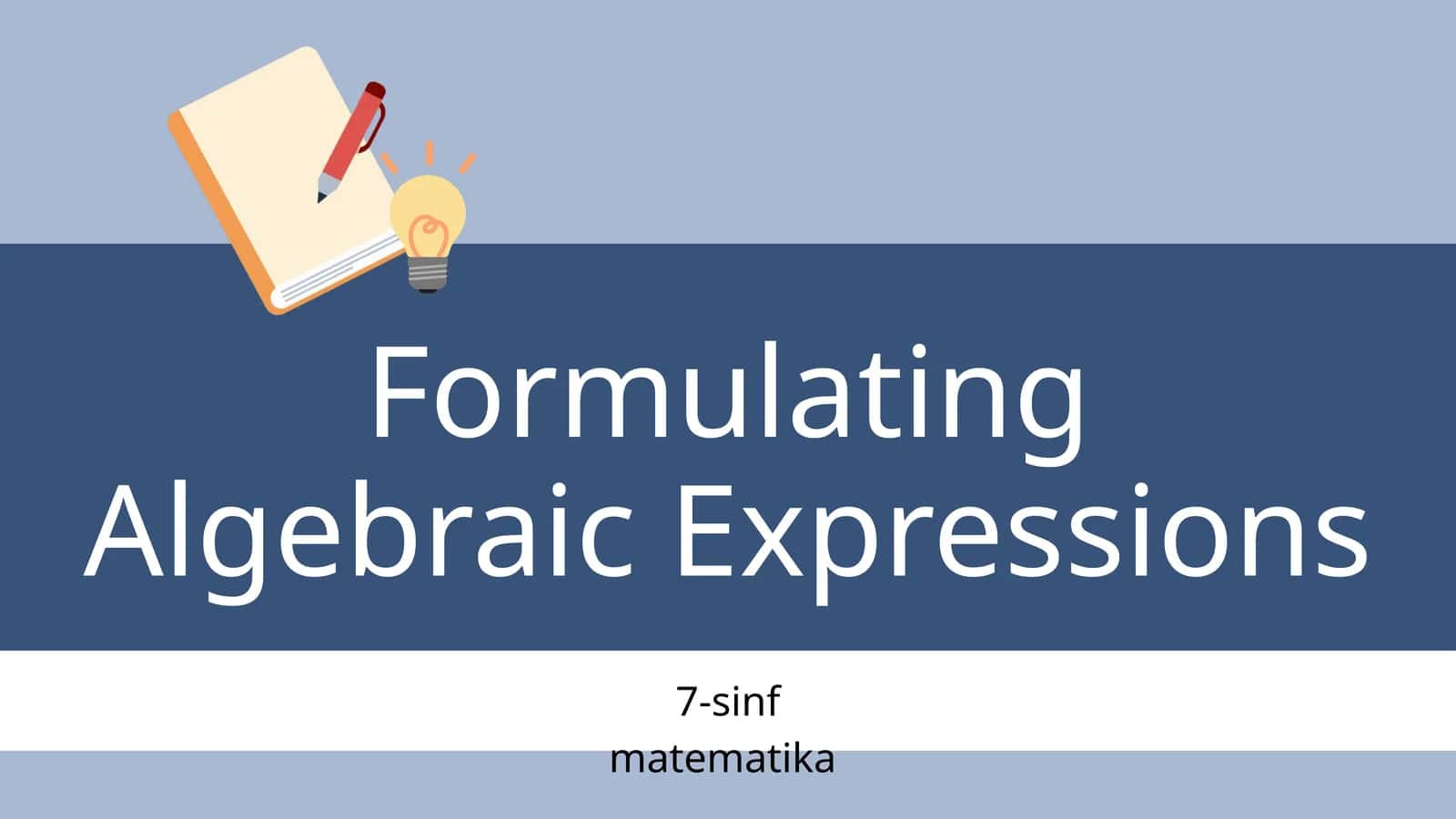 7-sinf Matematika Kvadrat tenglamalar 1