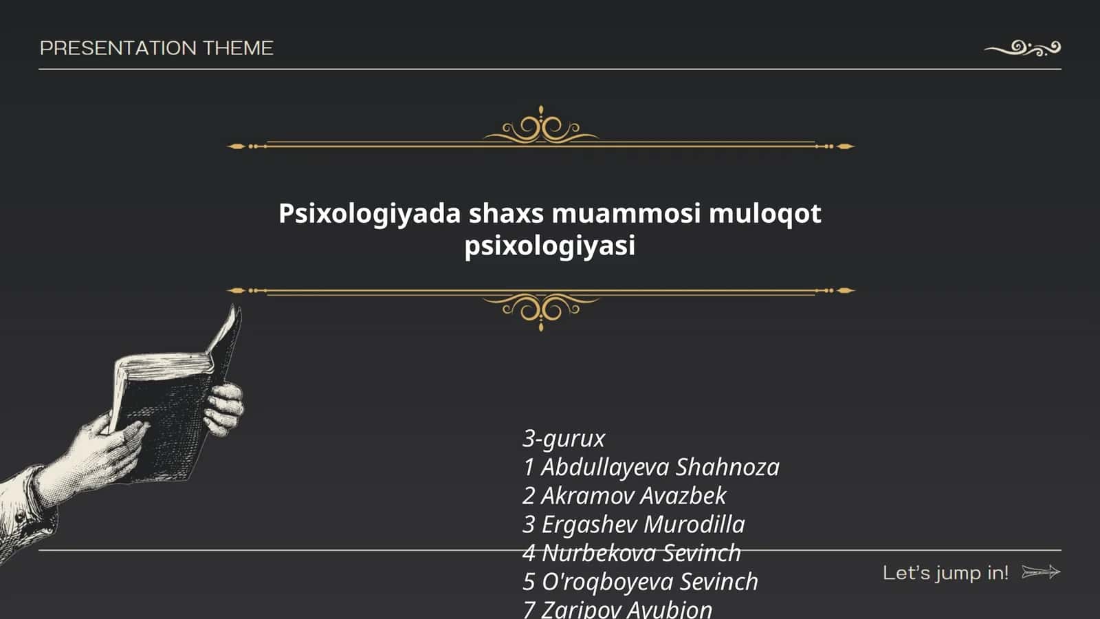 Psixologiyada shaxs muammosi muloqot psixologiyasi 1