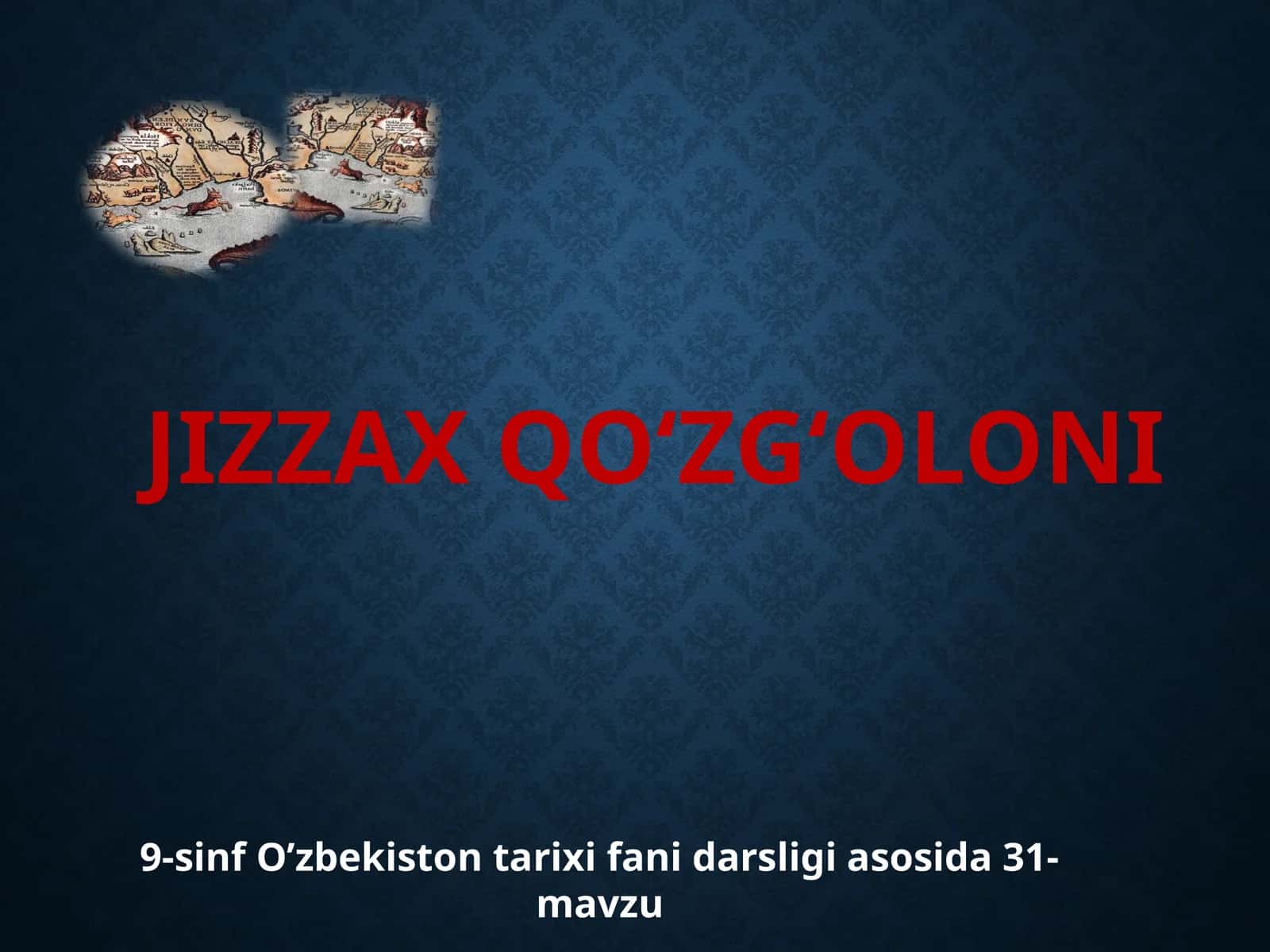Jizzax qo‘zg‘oloni 1
