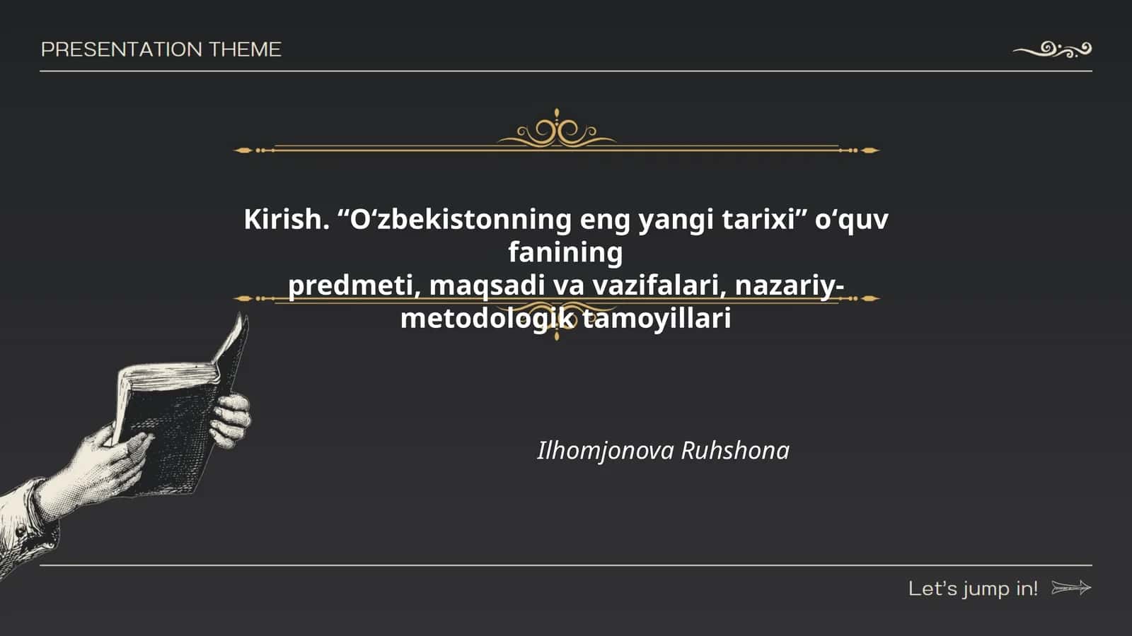 Oʻzbekistonning eng yangi tarixi 1