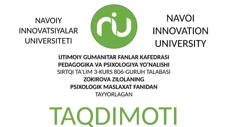 Kognitiv psixologiya ta'limi 1