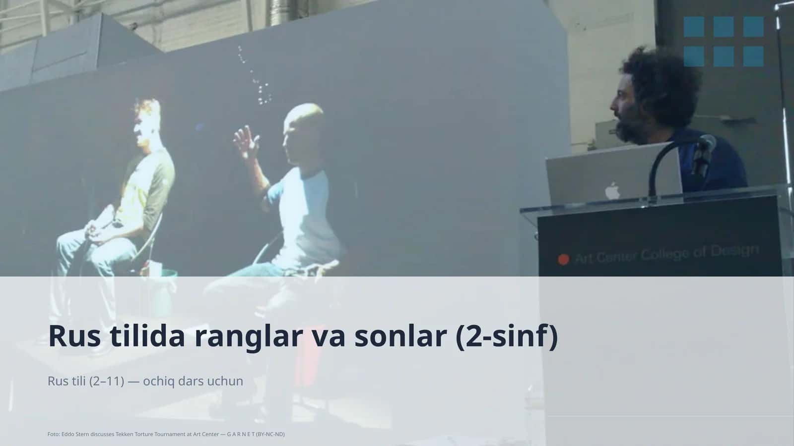 Rus tilida ranglar va sonlar (2-sinf) 1