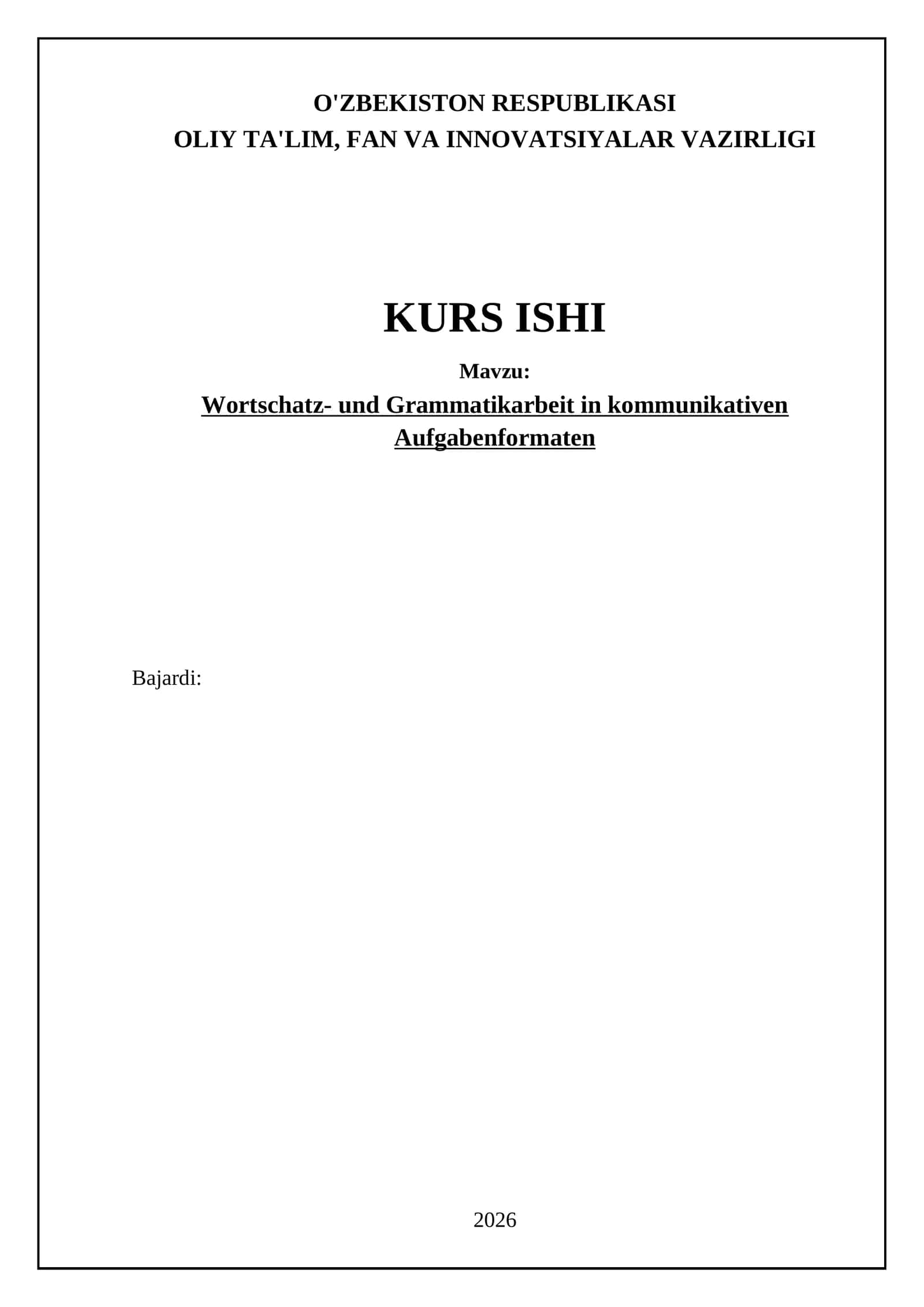 Wortschatz- und Grammatikarbeit in kommunikativen Aufgabenformaten 1