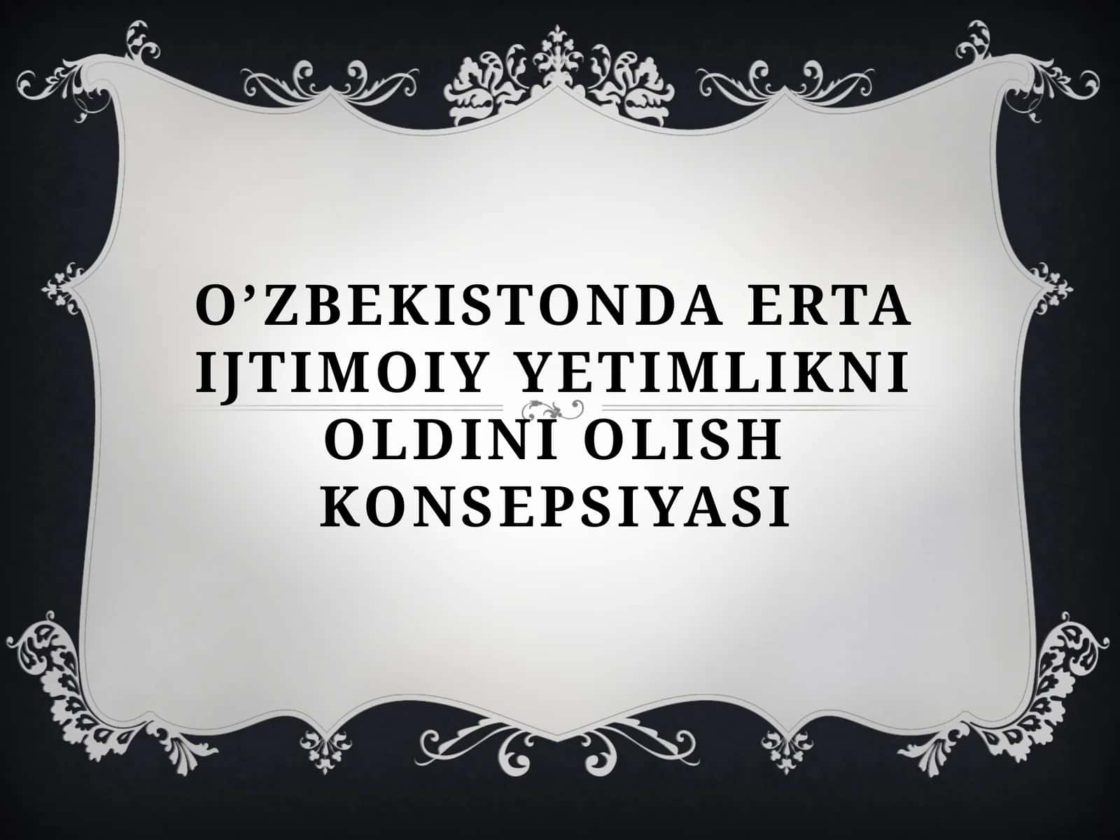 Ijtimoiy Yetimlik 1