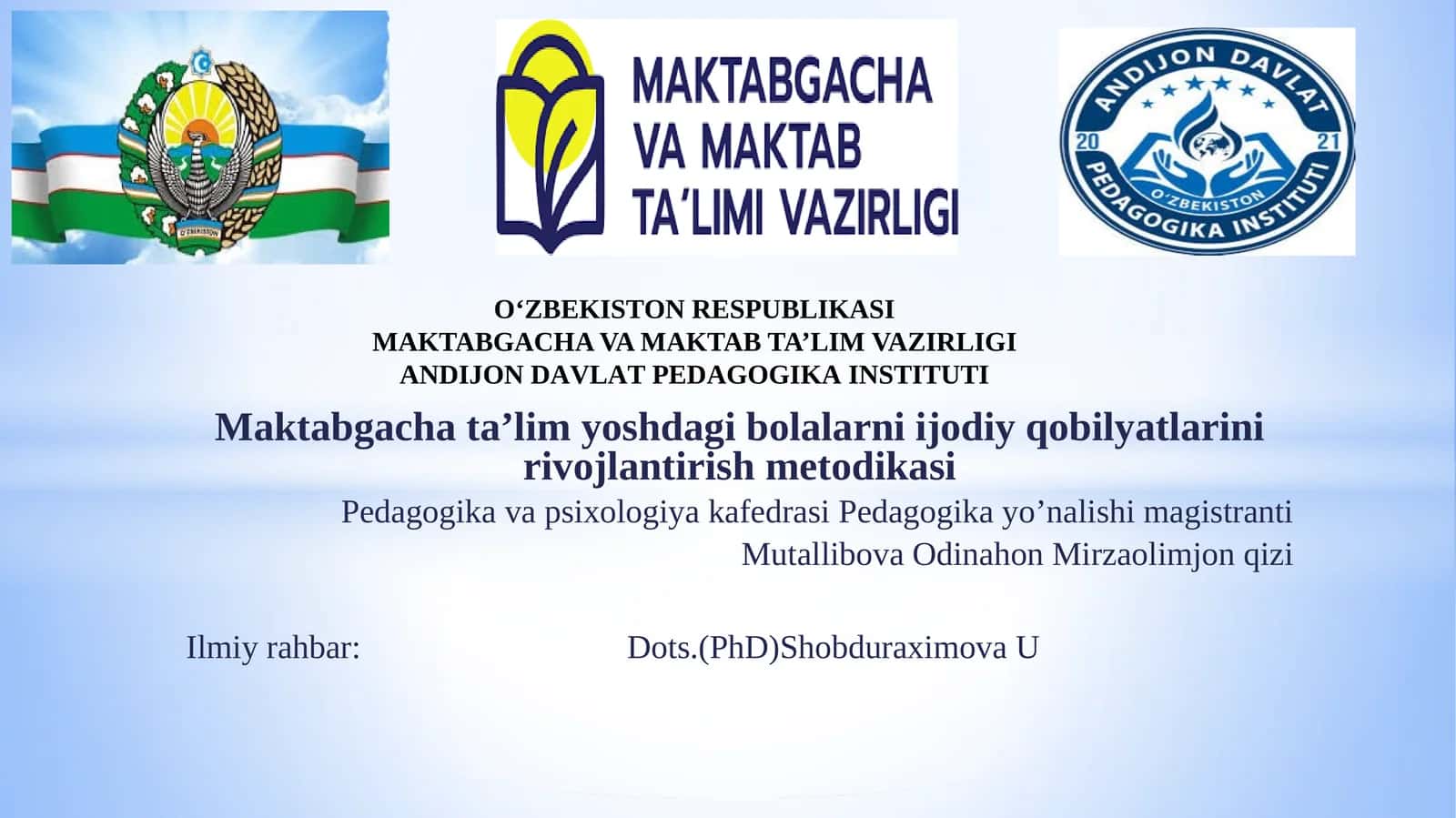 Maktabgachata’limyoshdagibolalarniijodiyqobilyatlarinirivojlantirishmetodikasi 1