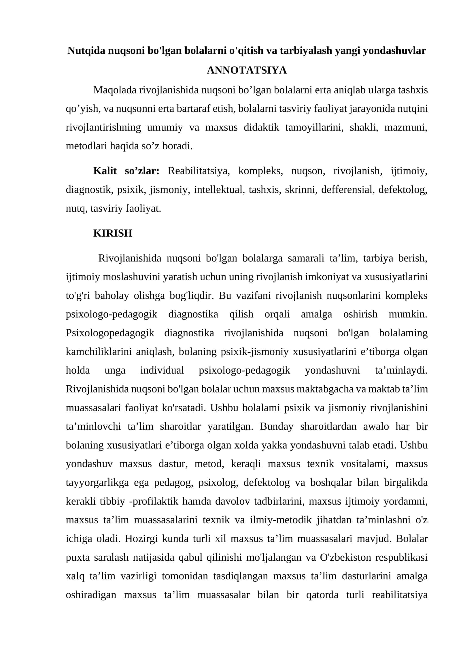 Bolalar tasviriy faoliyati 1