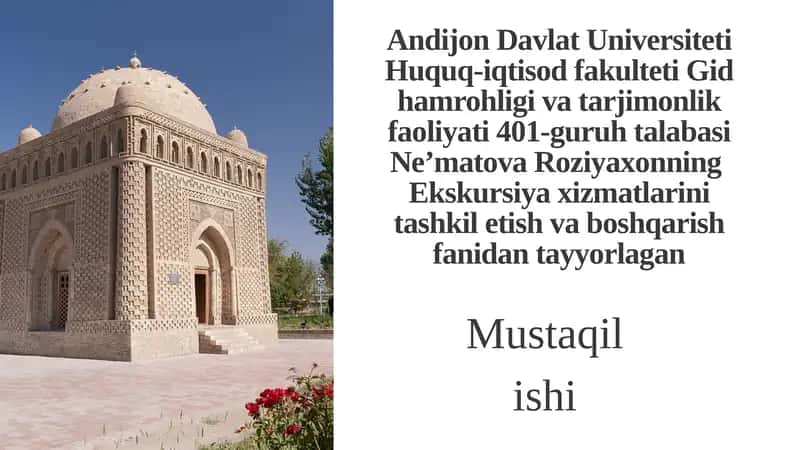 Ko’hna va boqiy Buxoro 1