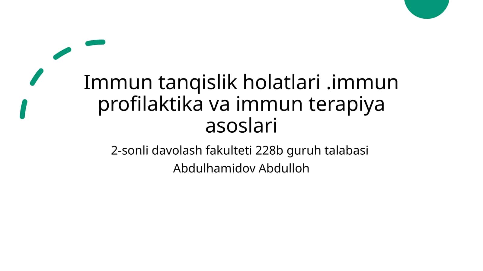 Immun tanqislik holatlari 1