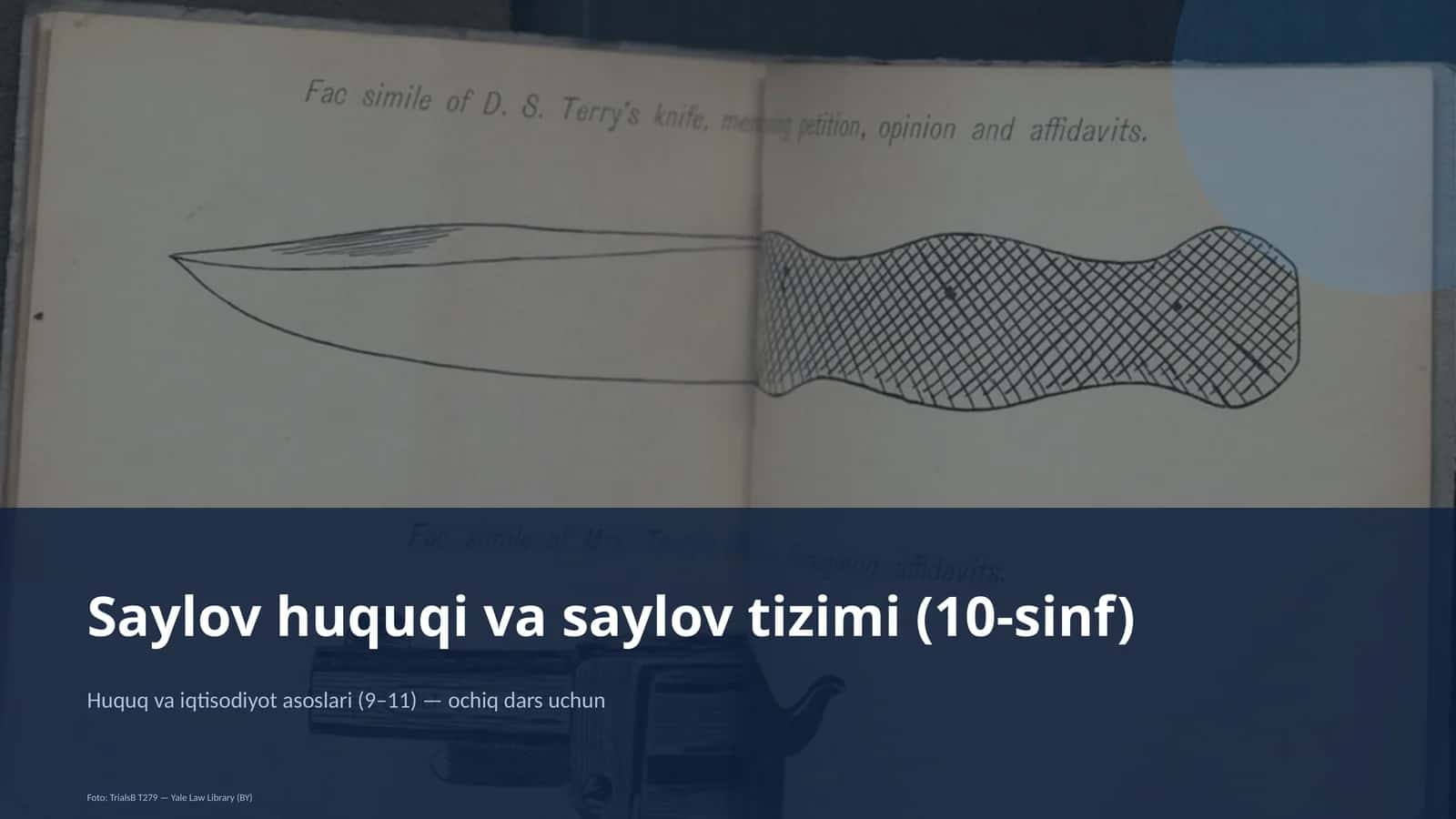 Saylov huquqi va saylov tizimi (10-sinf) 1