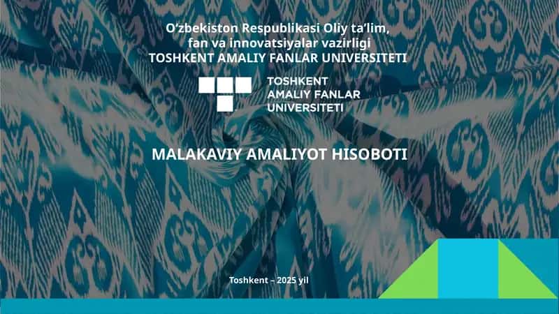 MALAKAVIY AMALIYOT HISOBOTI XALQ BANKI 1