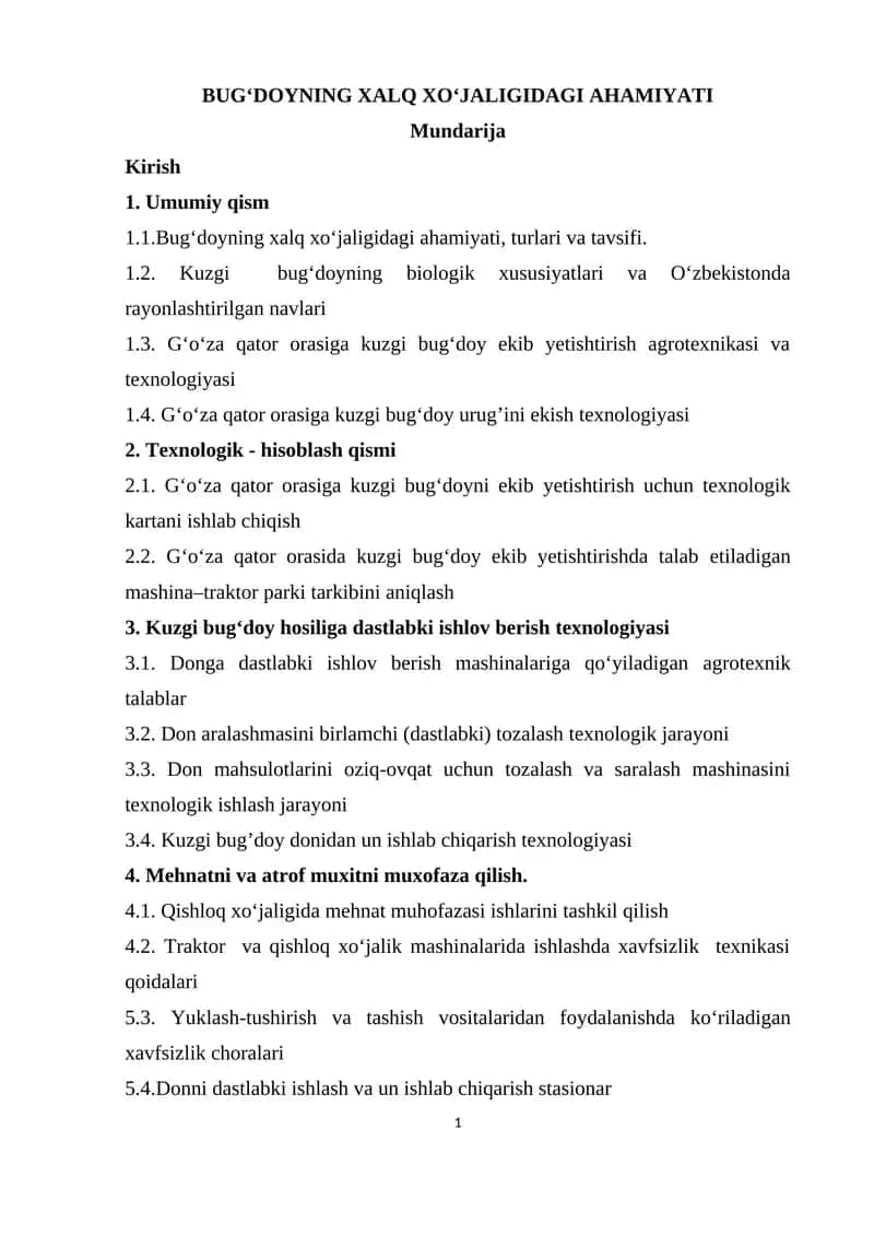 BUG‘DOYNING XALQ XO‘JALIGIDAGI AHAMIYATI 1