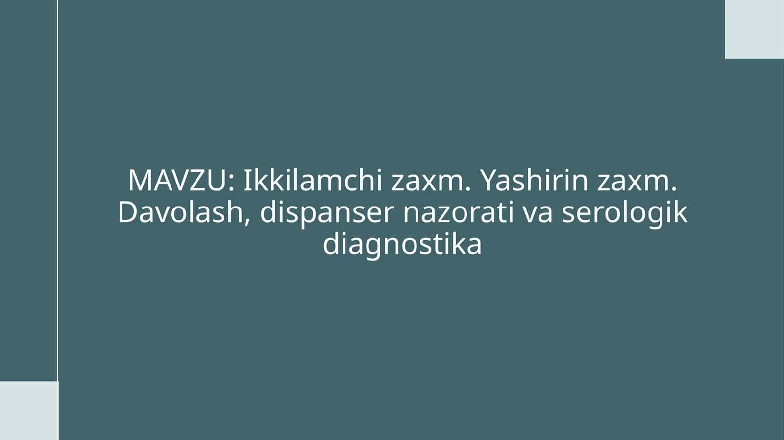 Zaxm Diagnostikasi 1