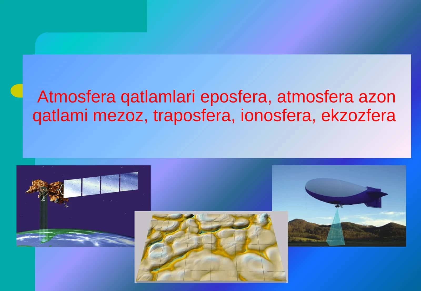 Atmosfera qatlamlari 1