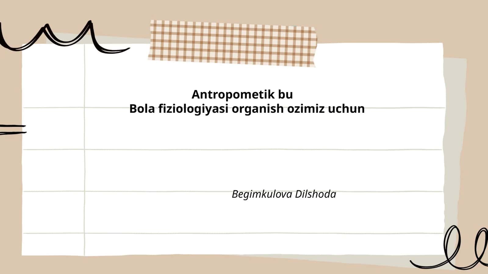 Antropometriya asoslari 1
