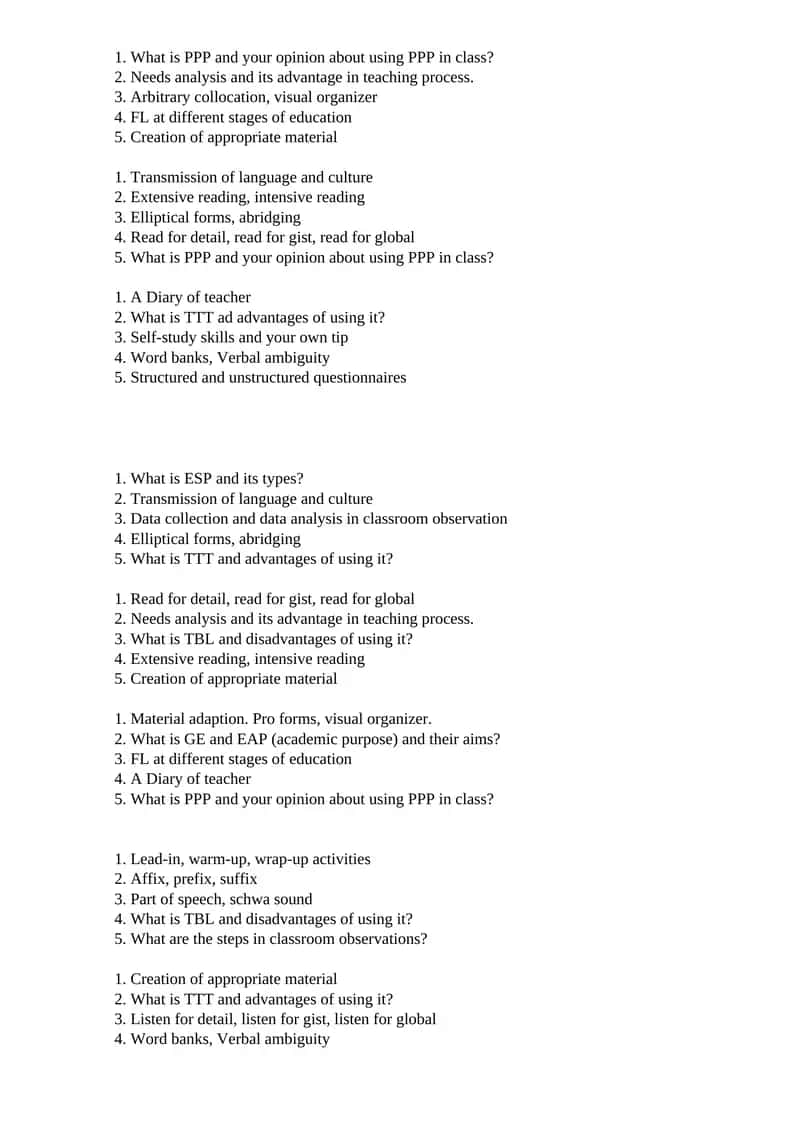 Needs analysis and its advantage in teaching process 1