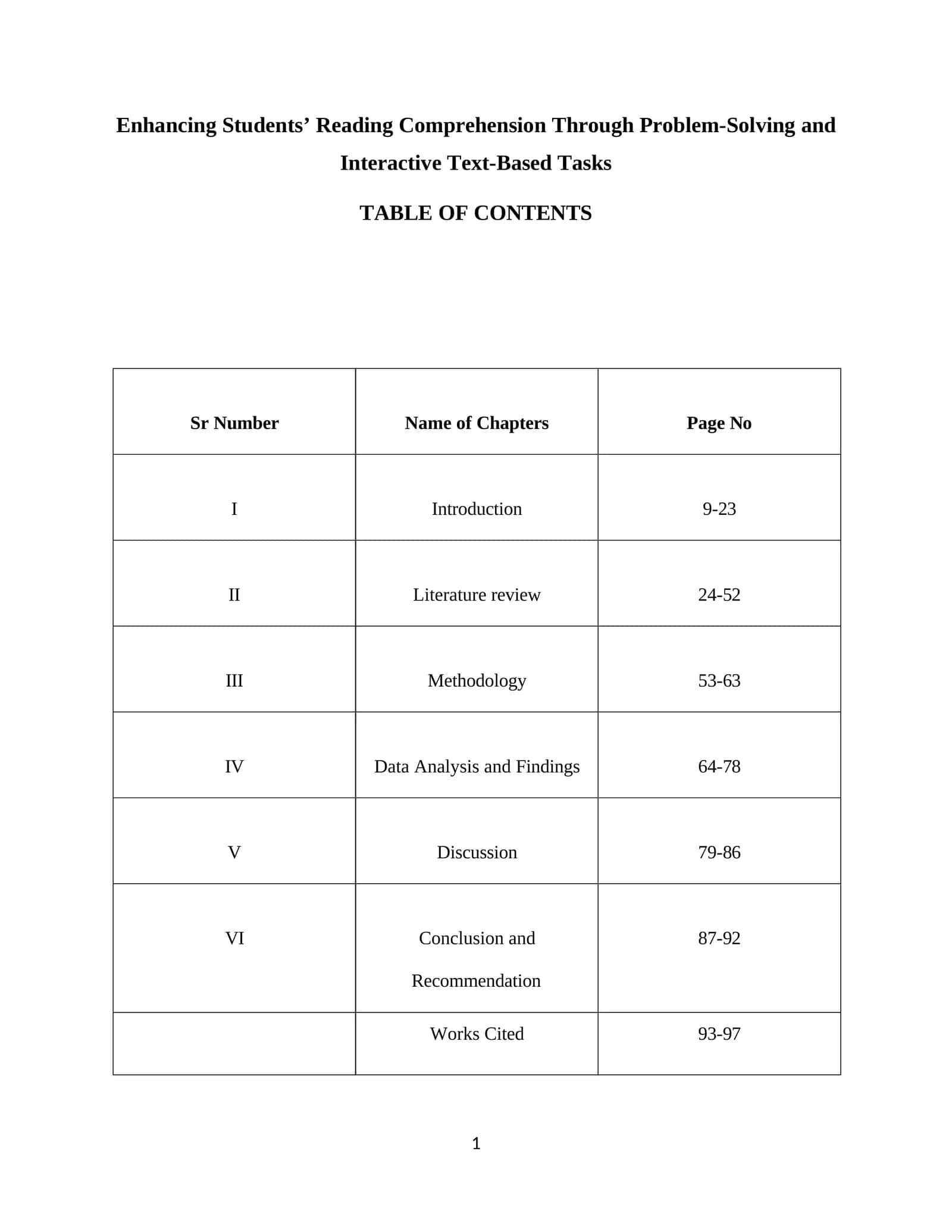Enhancing Students’ Reading Comprehension Through Problem-Solving and Interactive Text-Based Tasks 1