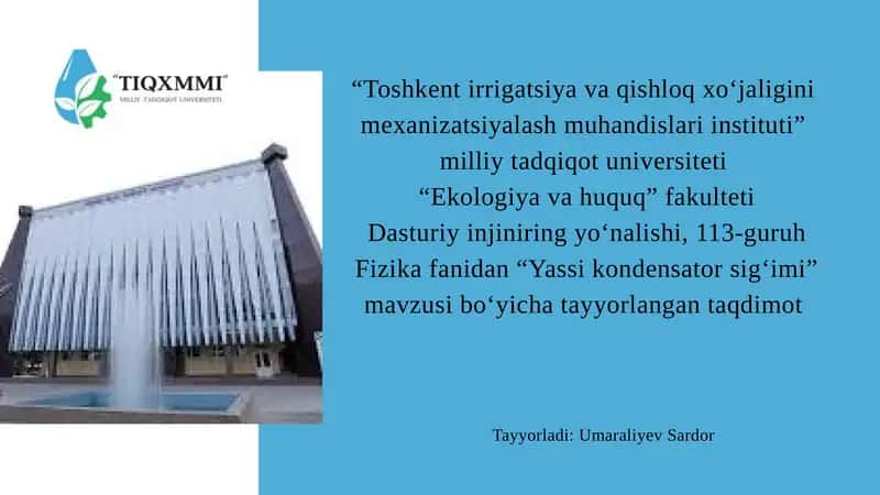 Yassikondensatorsig‘imi 1