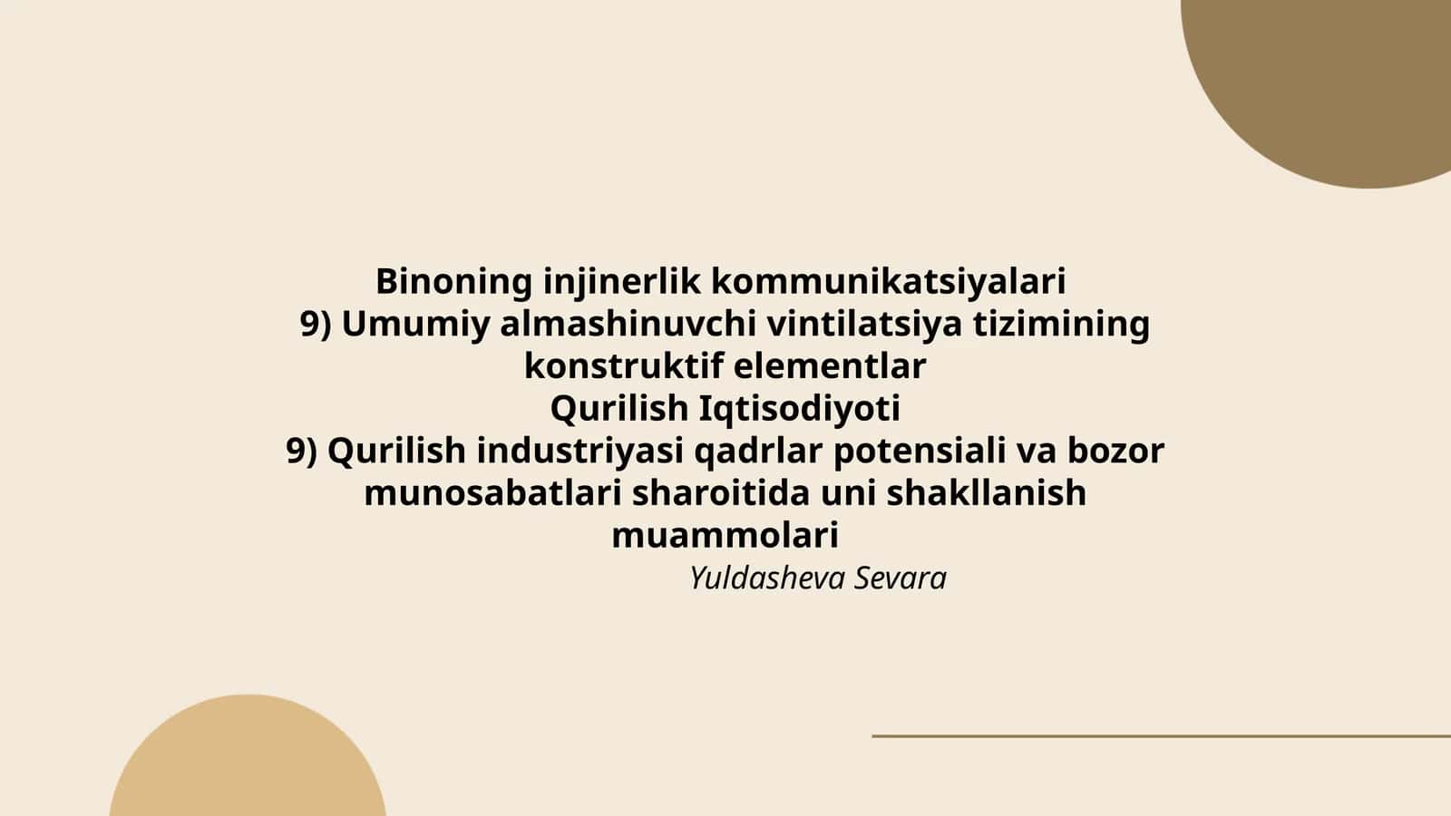 Umumiy almashinuvchi vintilatsiya tizimining konstruktif elementlar 1
