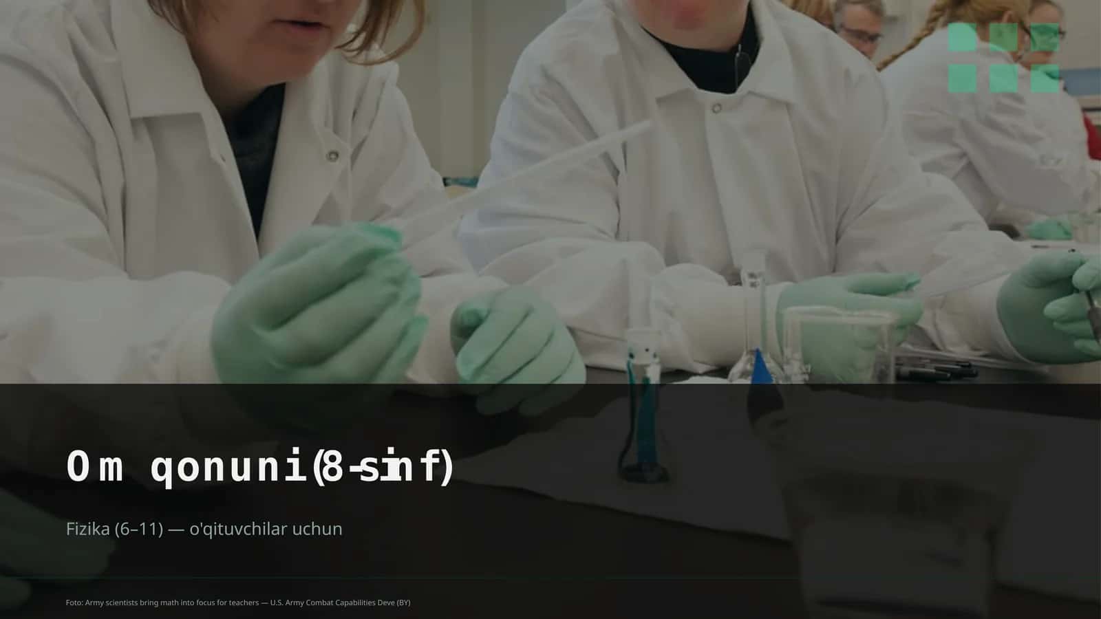 Om qonuni (8-sinf) 1