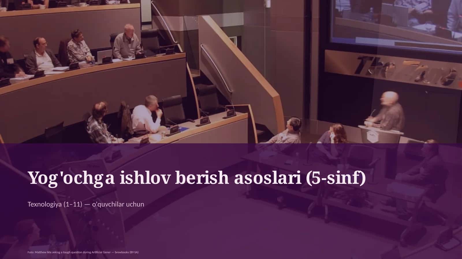 Yog'ochga ishlov berish asoslari (5-sinf) 1
