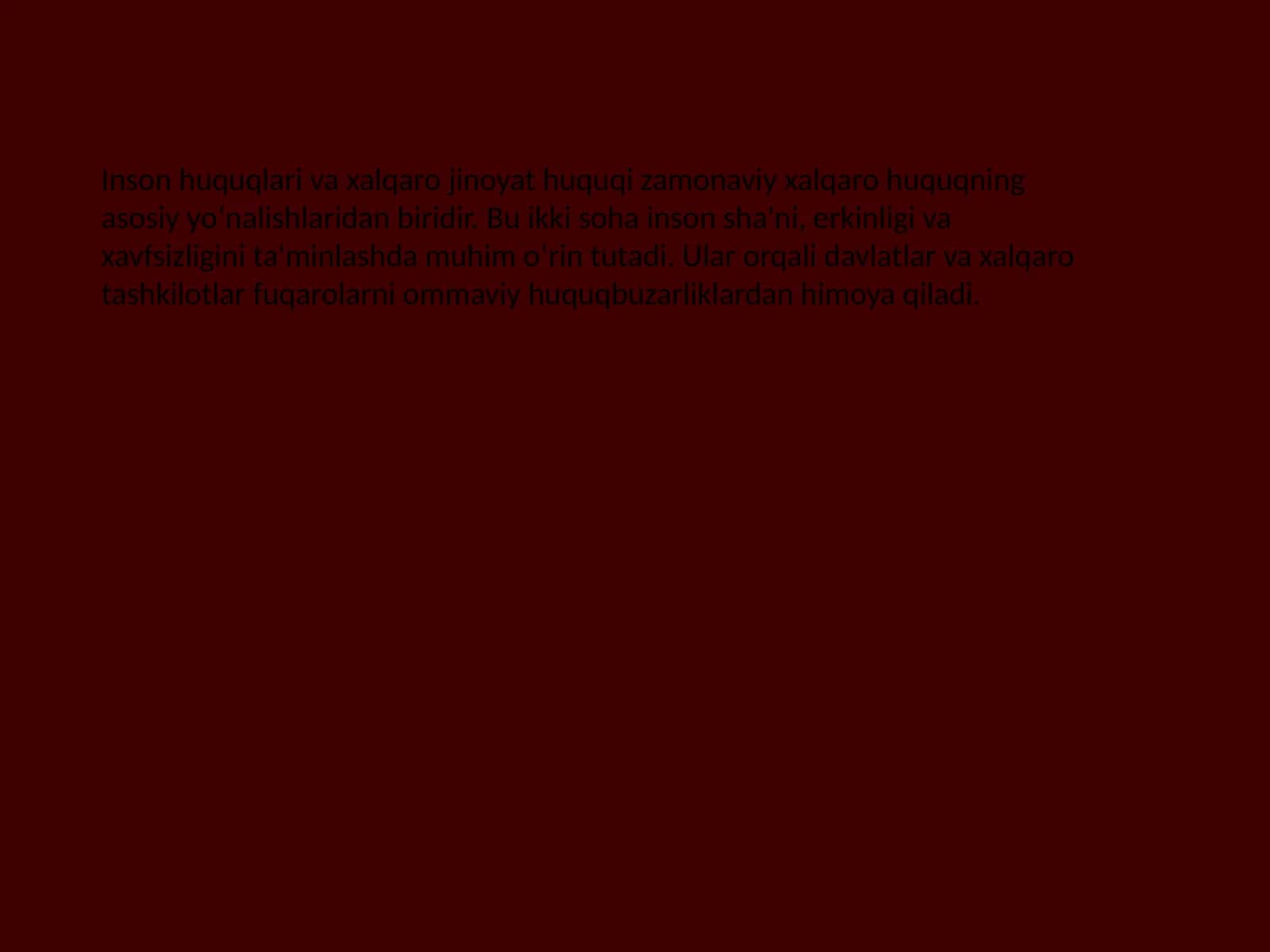 Inson huquqlari tushunchasi 1