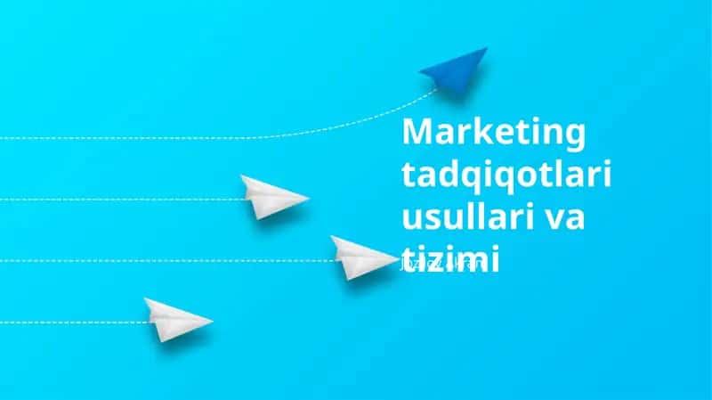 Marketing tadqiqotlari usullari va tizimi 1