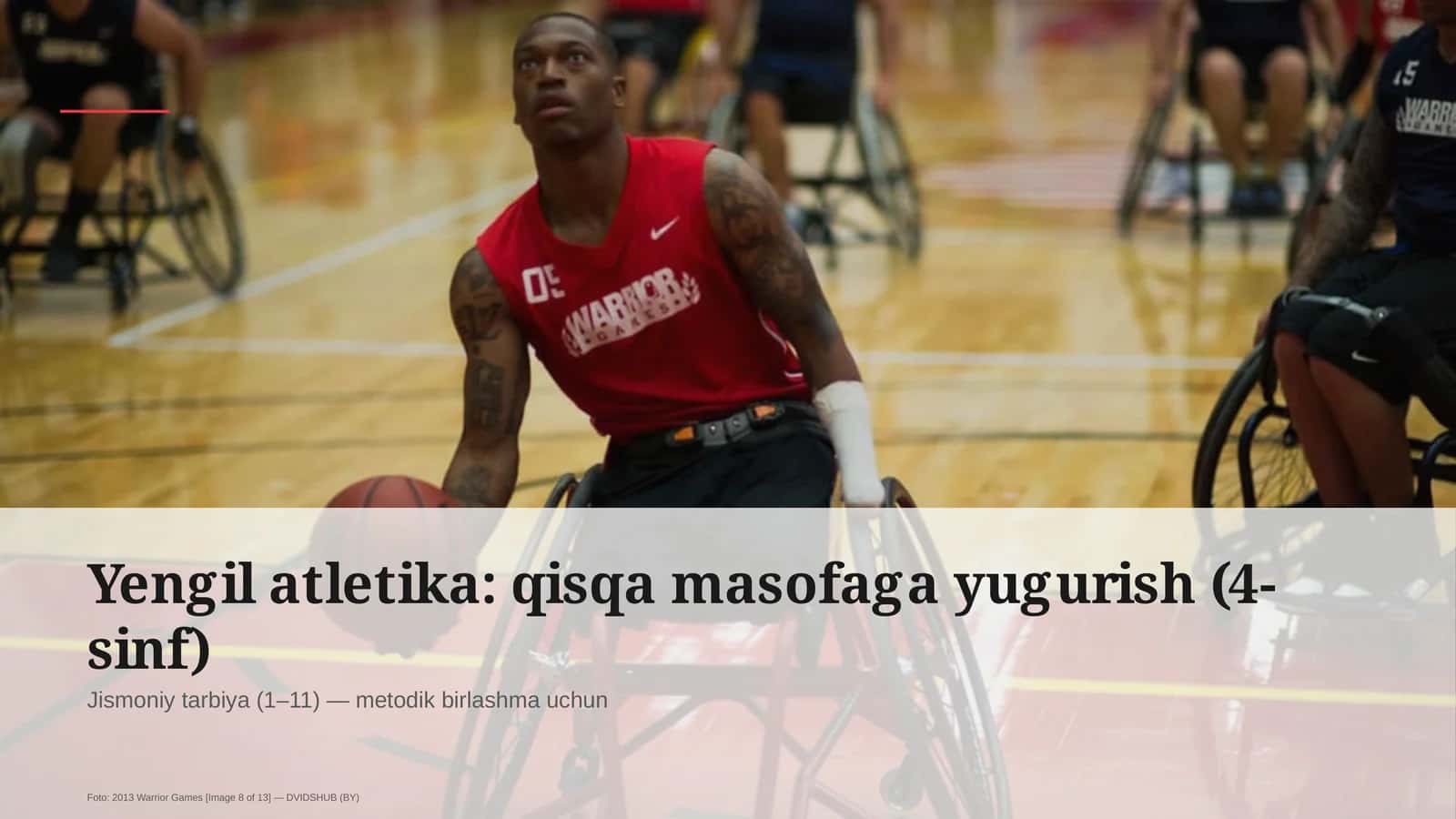 Yengil atletika: qisqa masofaga yugurish (4-sinf) 1