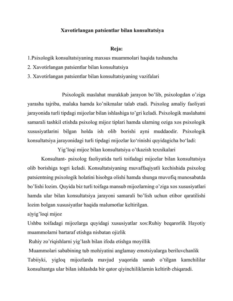 Psixologik konsultatsiya 1