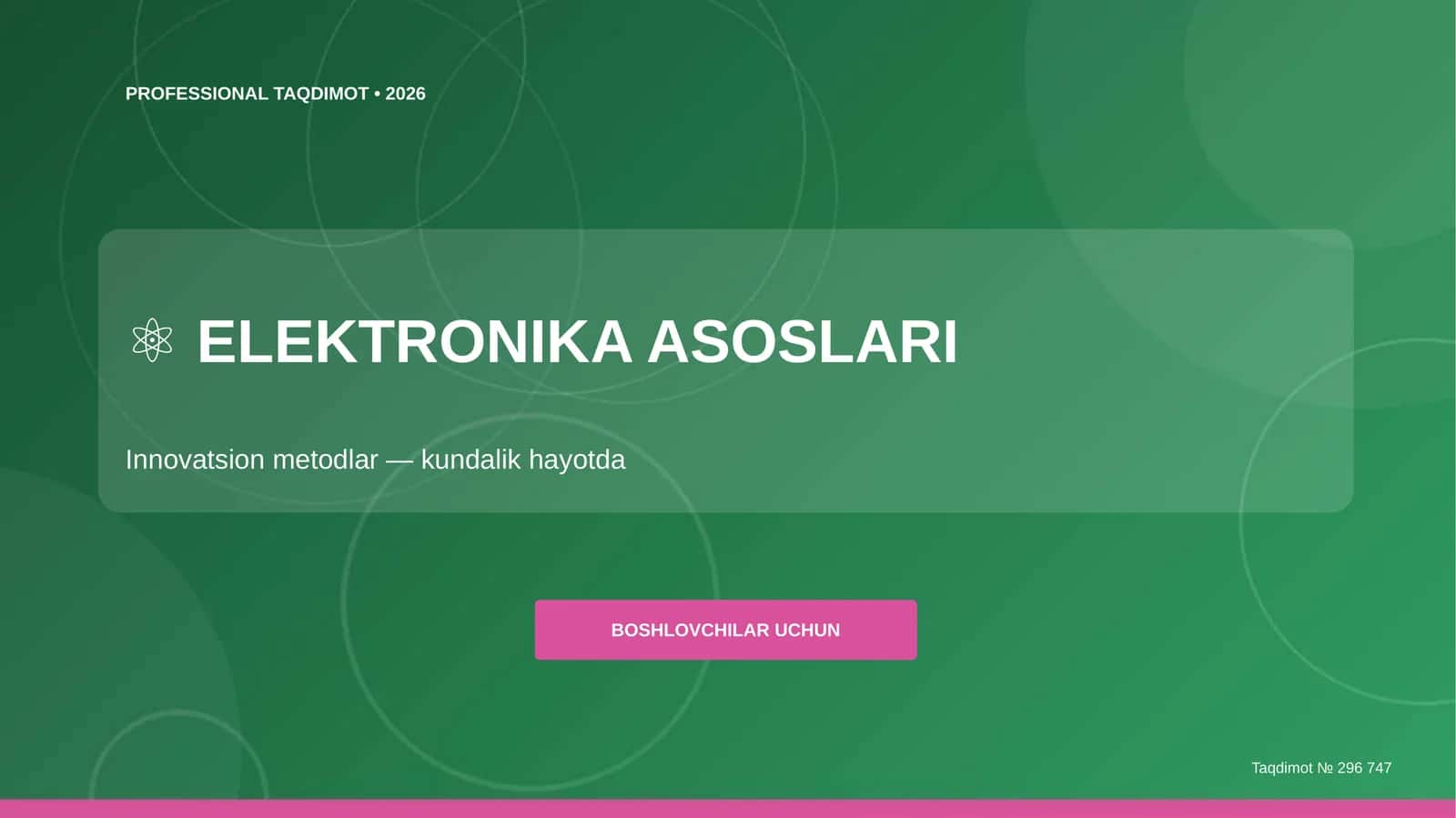 Elektronika asoslari: innovatsion metodlar (kundalik hayotda) [boshlovchilar uchun] 1