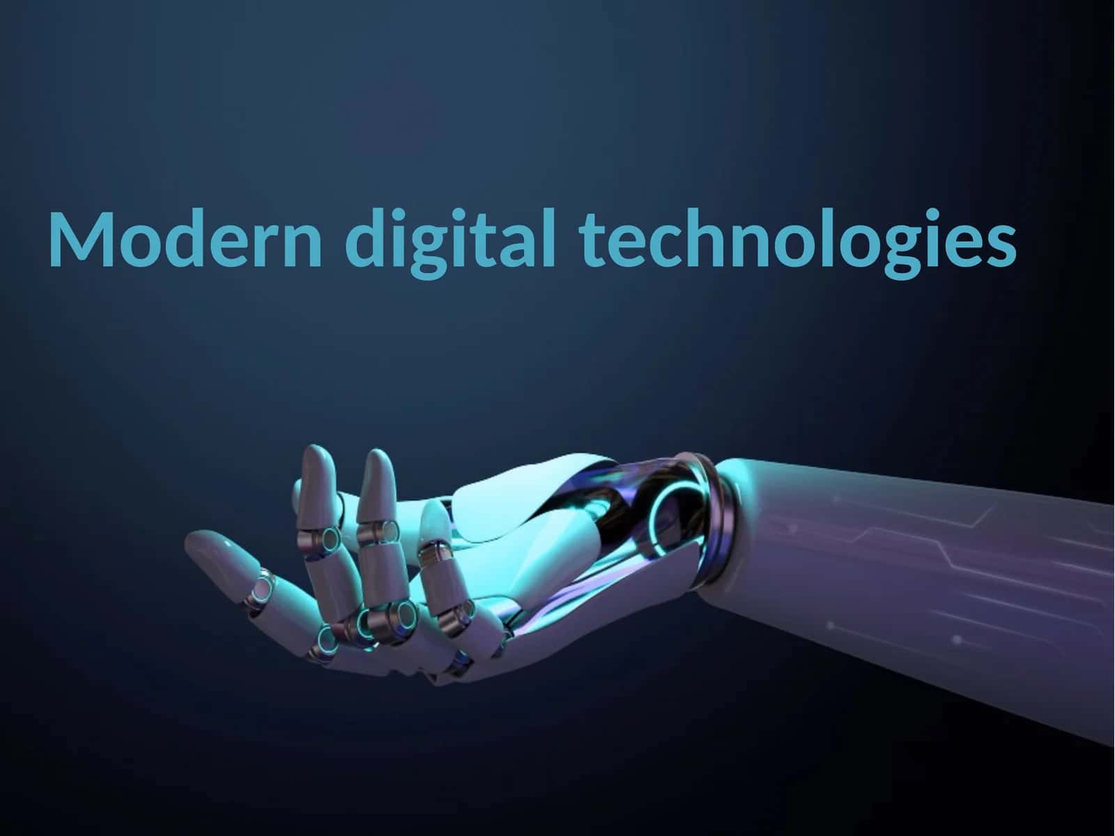 Modern digital technologies 1