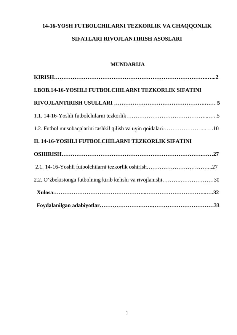 14-16-YOSH FUTBOLCHILARNI TEZKORLIK VA CHAQQONLIK SIFATLARI RIVOJLANTIRISH ASOSLARI 1