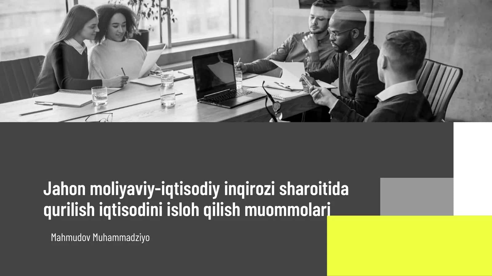 Taqdimot mustaqil ish 1