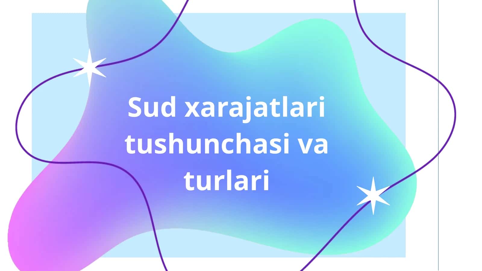 Sud xarajatlari tushunchasi va turlari 1