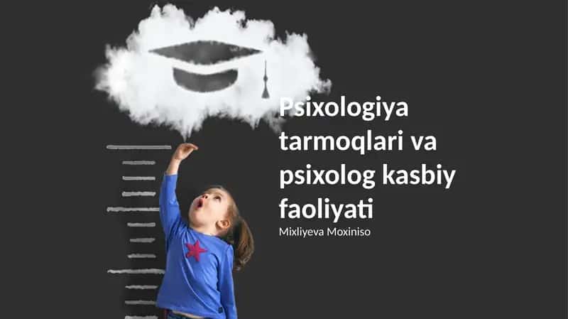 Psixologiya tarmoqlari va psixolog kasbiy faoliyati 1