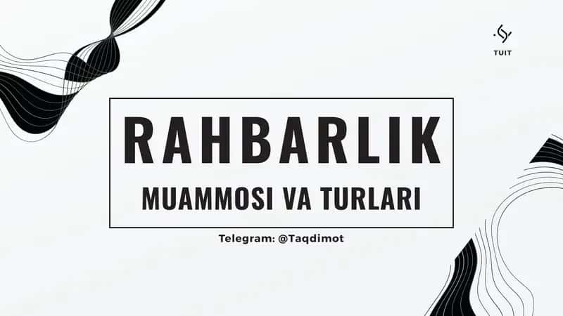Rahbarlik 1