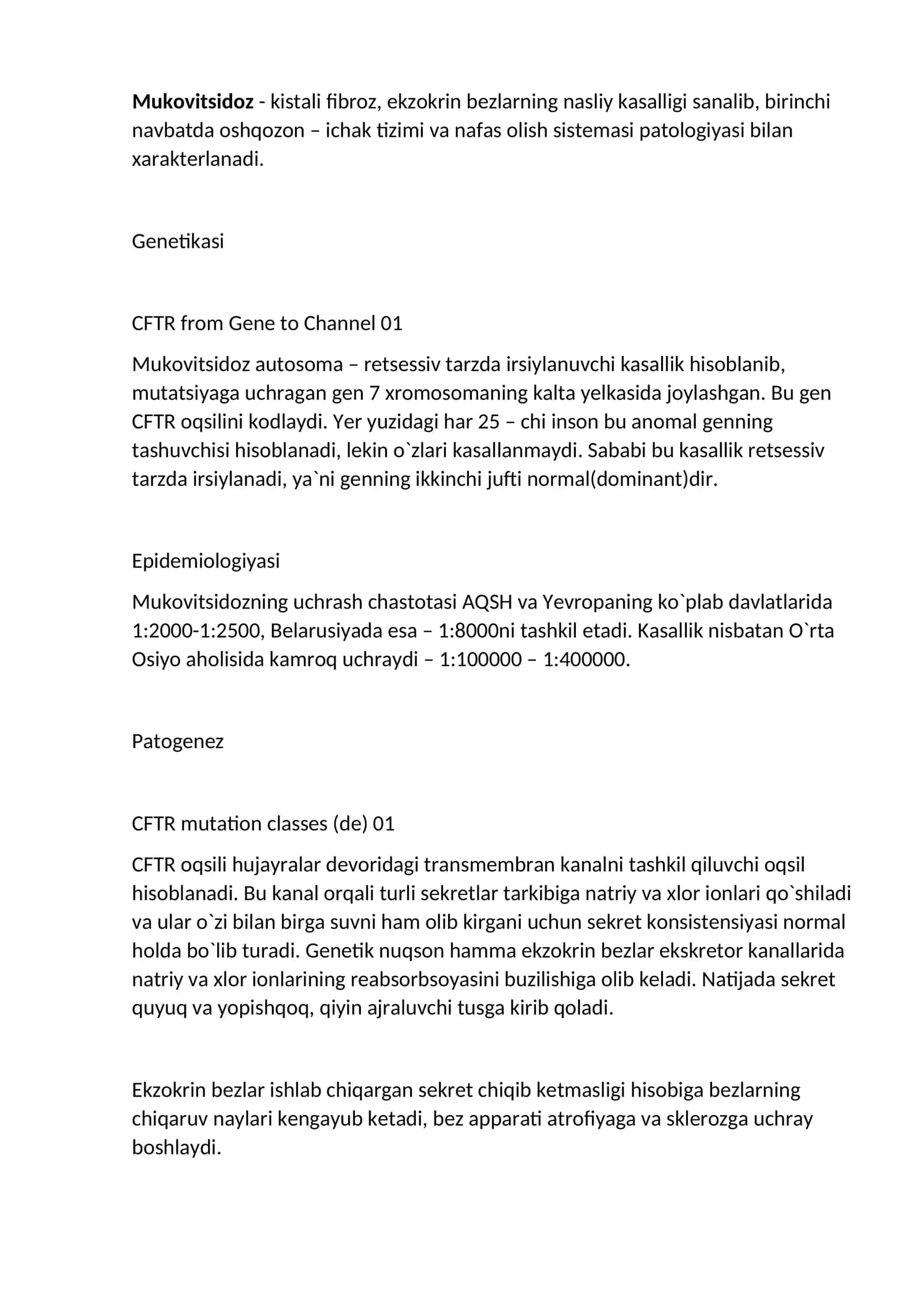Mukovitsidoz 1