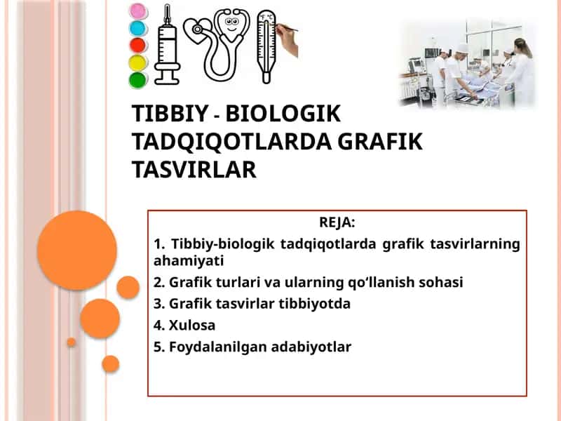 Tibbiy - Biologik Tadqiqotlarda Grafik Tasvirlar 1
