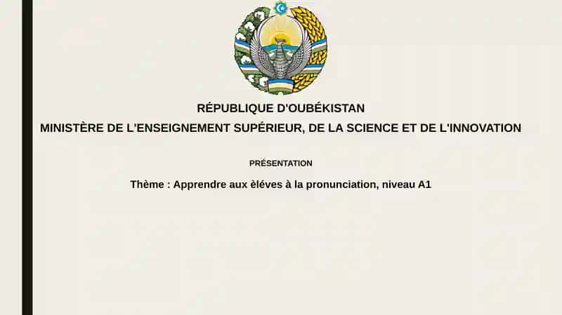 Prononciation A1 1