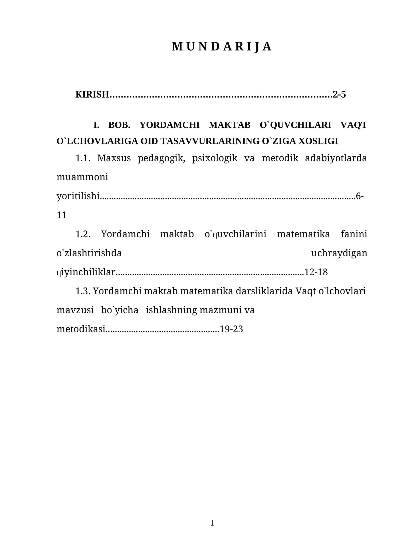 Mахsus pеdаgоgik, psiхоlоgik vа mеtоdik аdаbiyоt 1
