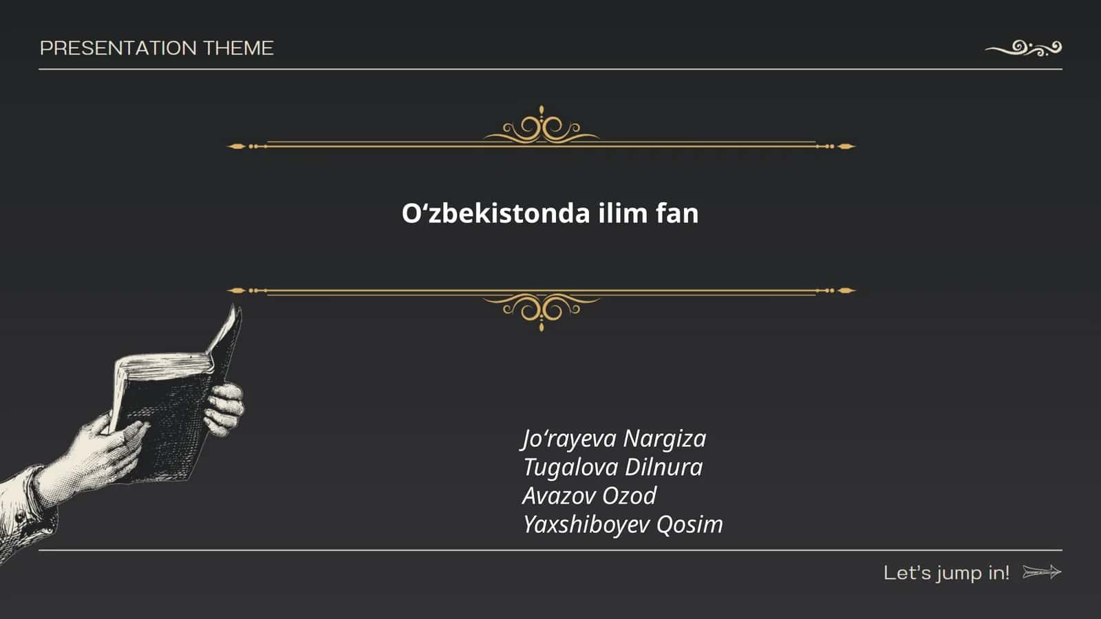 Oʻzbekistonda zamonaviy fanlar 1