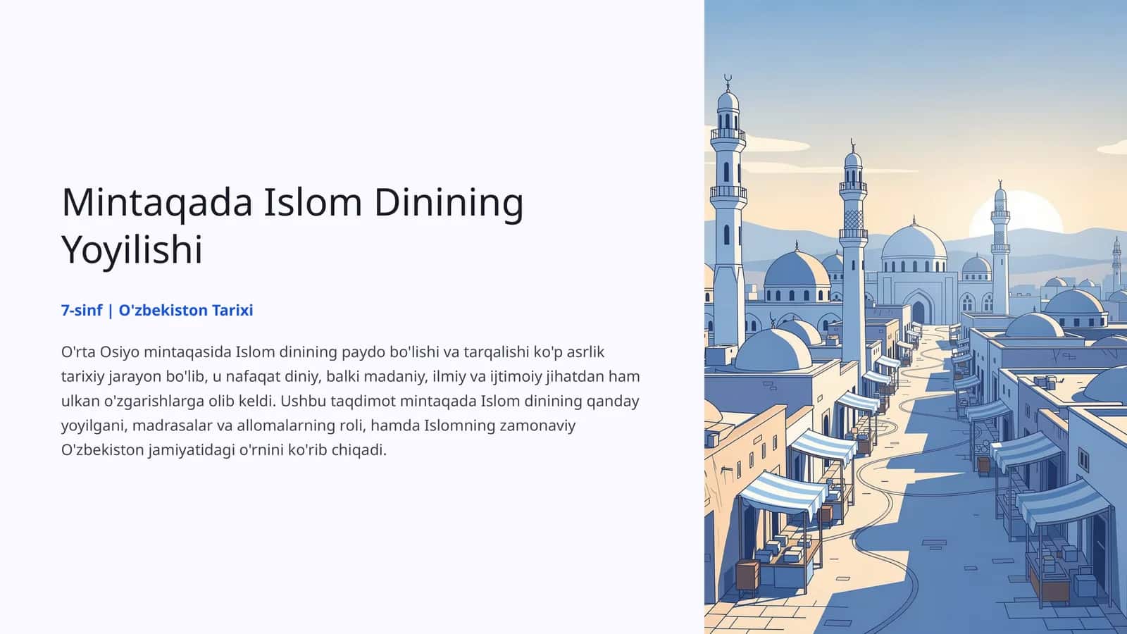 Mintaqada Islom Dinining Yoyilishi 1