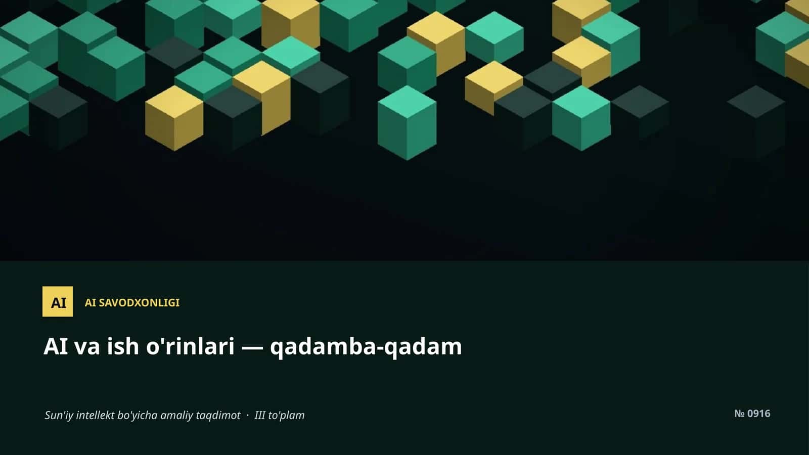 AI SAVODXONLIGI 1