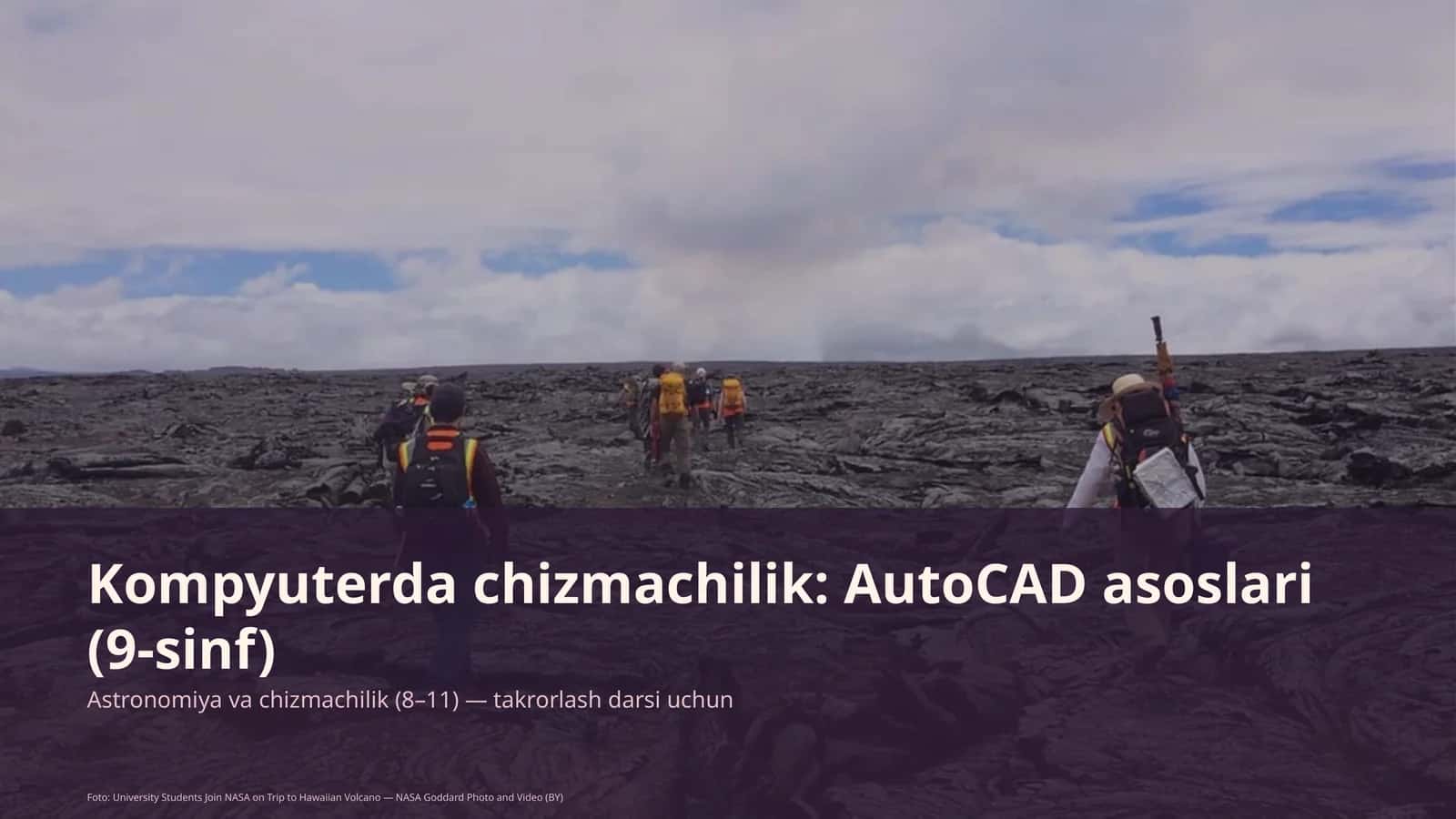 Kompyuterda chizmachilik: AutoCAD asoslari (9-sinf) 1
