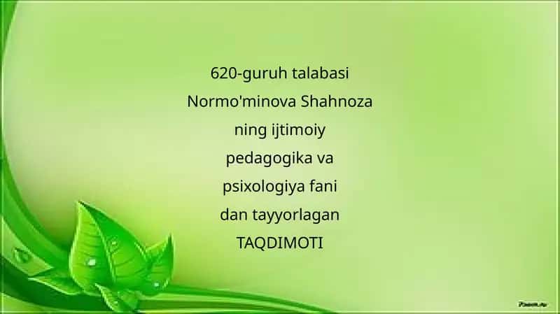 Pedagogik qobiliyat 1