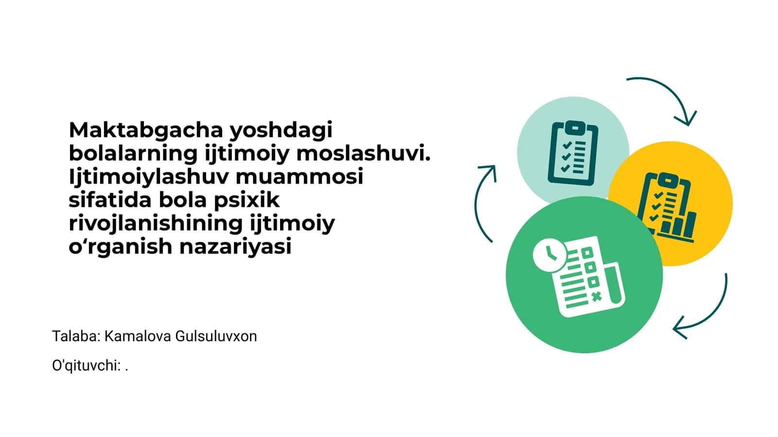 Maktabgacha yoshdagi bolalarning ijtimoiy moslashuvi 1